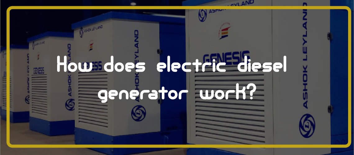 How does electric diesel generator work?