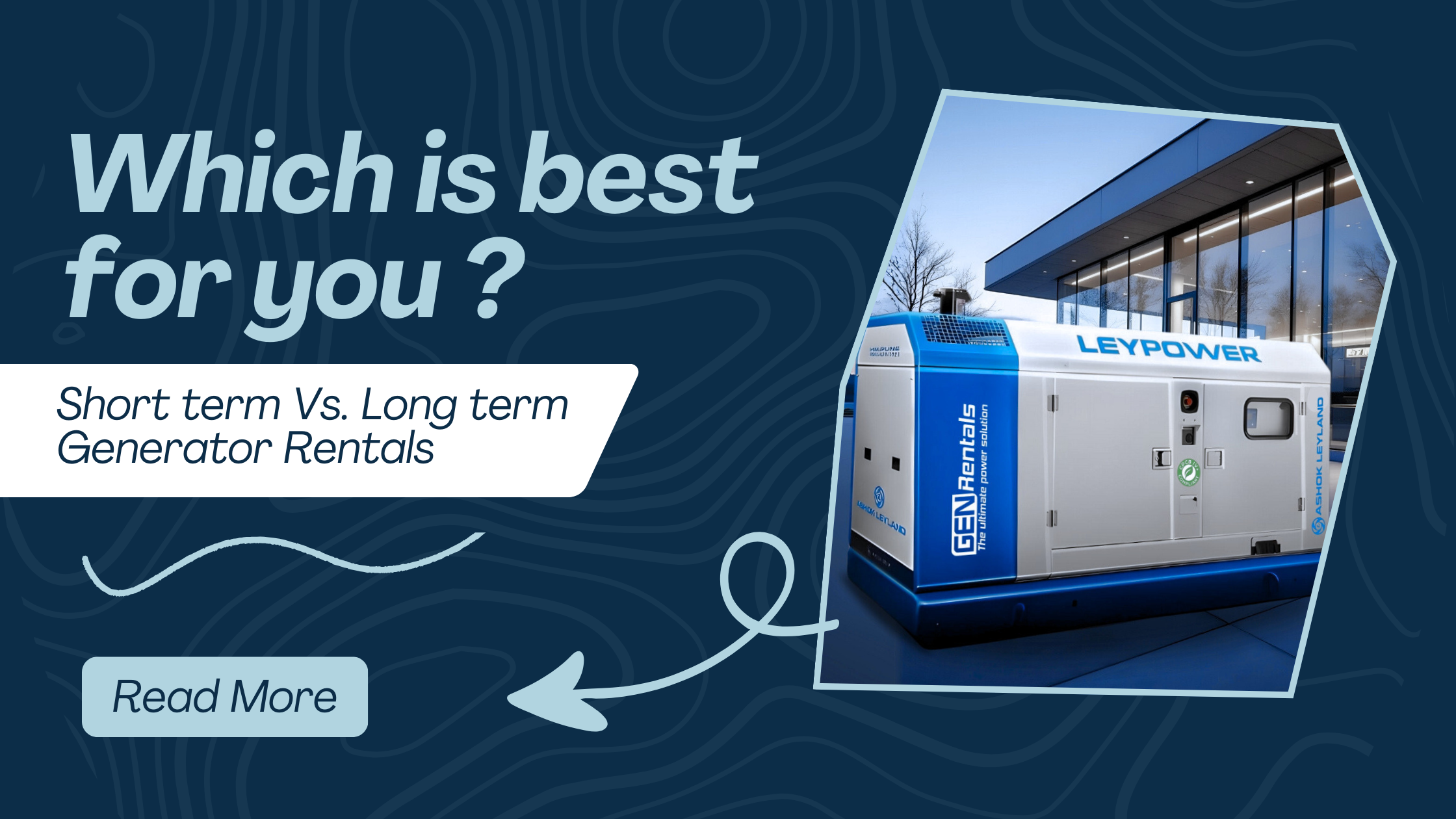 Short-Term vs. Long-Term Generator Rentals: Which Is Best for You?