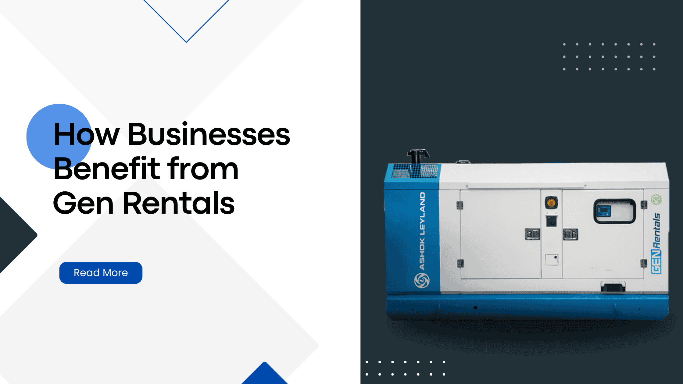 How Businesses Benefit From Gen Rentals