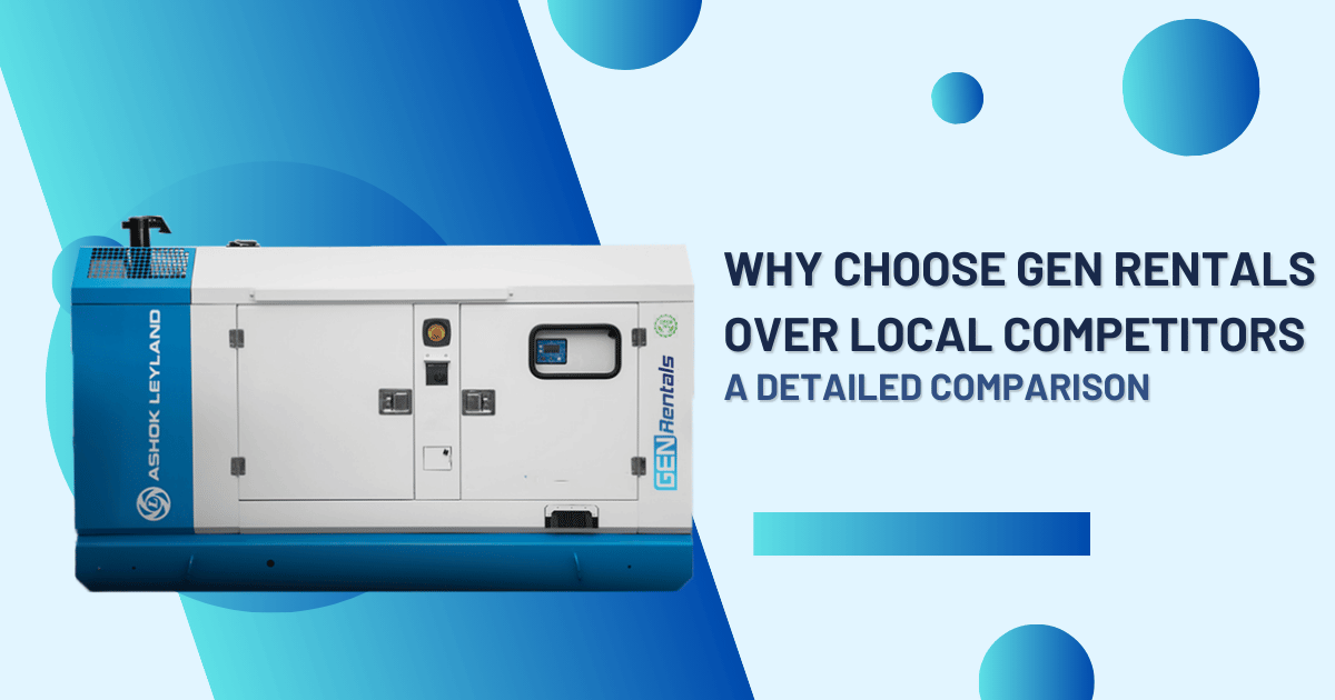 Why Choose Gen Rentals Over Local Competitors: A Detailed Comparison
